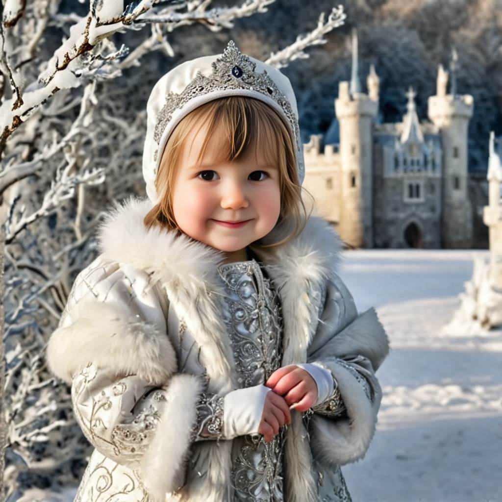 Snow Princess Personalized Canvas Portraits For Kids My Magical snow-princess-personalized-canvas-portraits-for-kids-my-magical