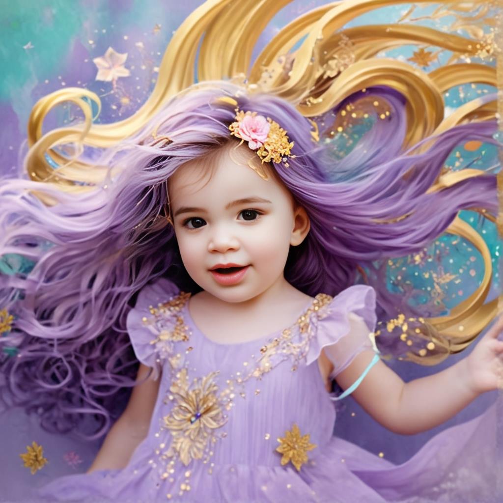 Lavender Princess Personalized Canvas Portraits For Kids My Magical lavender-princess-personalized-canvas-portraits-for-kids-my-magical