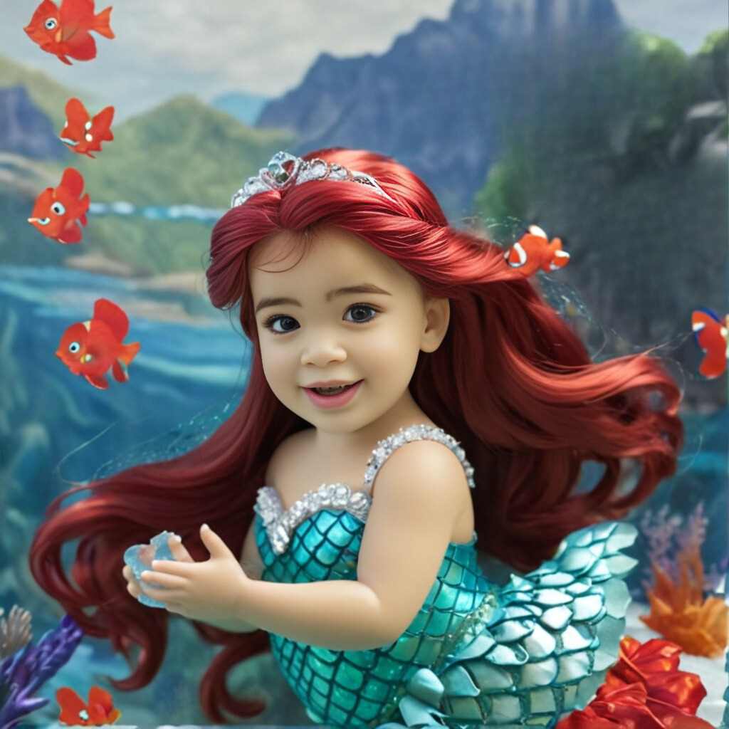 Mermaid Personalized Canvas Portraits For Kids My Magical Portrait mermaid-personalized-canvas-portraits-for-kids-my-magical-portrait
